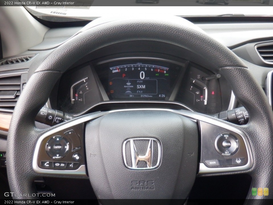 Gray Interior Steering Wheel for the 2022 Honda CR-V EX AWD #146414170