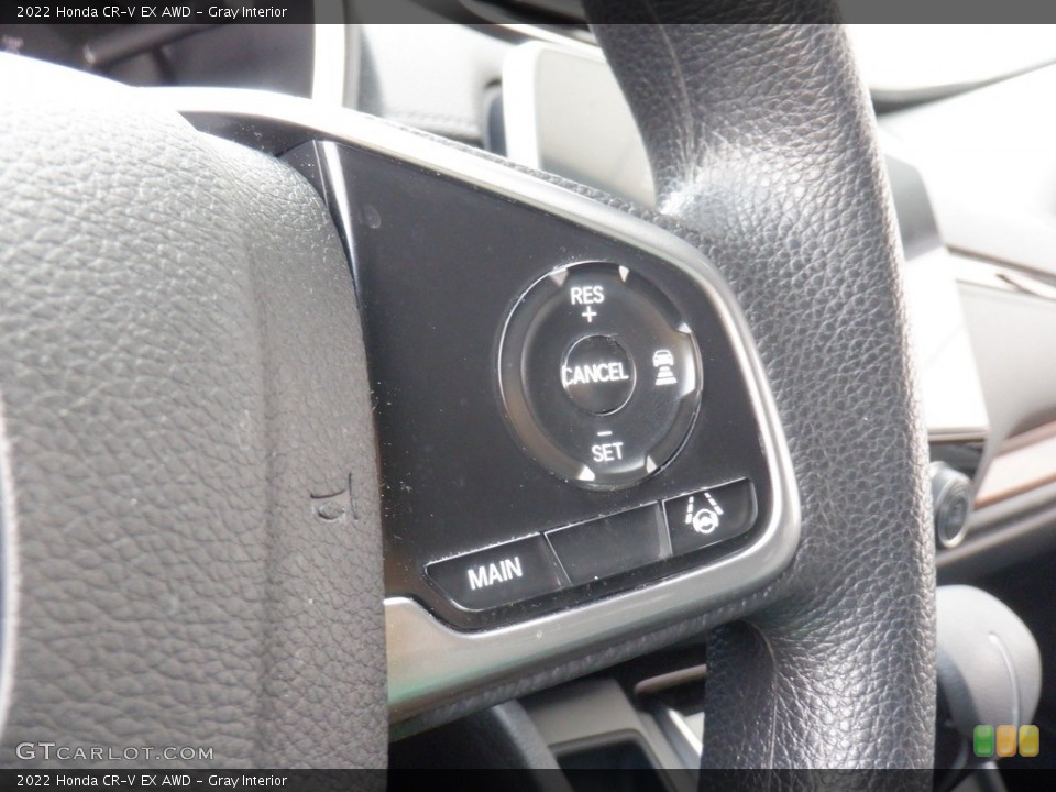 Gray Interior Steering Wheel for the 2022 Honda CR-V EX AWD #146414239