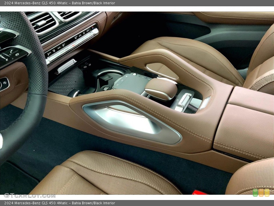 Bahia Brown/Black Interior Controls for the 2024 Mercedes-Benz GLS 450 4Matic #146414700