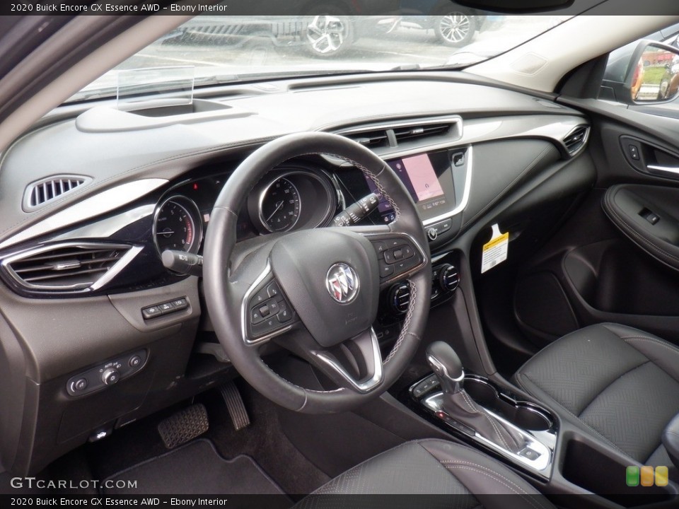 Ebony Interior Front Seat for the 2020 Buick Encore GX Essence AWD #146415256