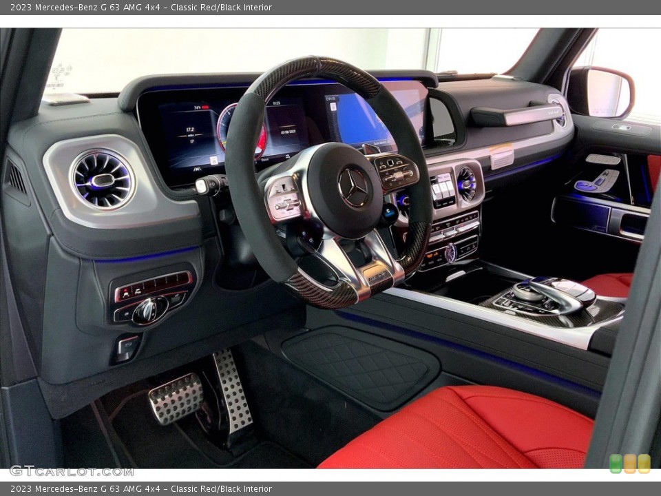 Classic Red/Black Interior Dashboard for the 2023 Mercedes-Benz G 63 AMG 4x4 #146415283