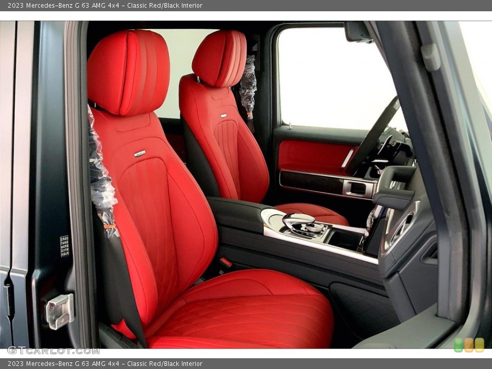 Classic Red/Black 2023 Mercedes-Benz G Interiors