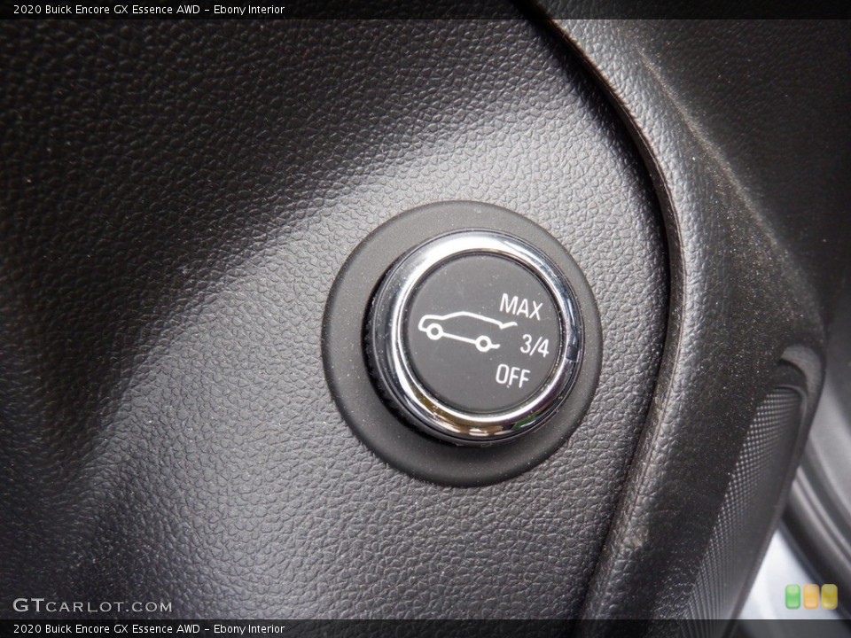 Ebony Interior Controls for the 2020 Buick Encore GX Essence AWD #146415334