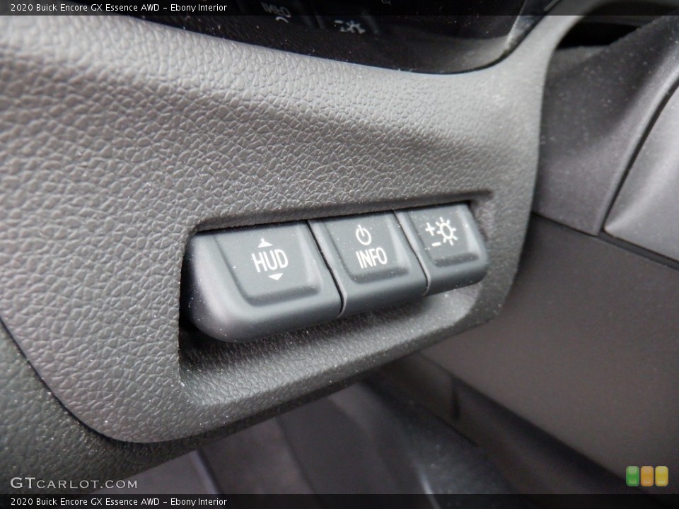 Ebony Interior Controls for the 2020 Buick Encore GX Essence AWD #146415351