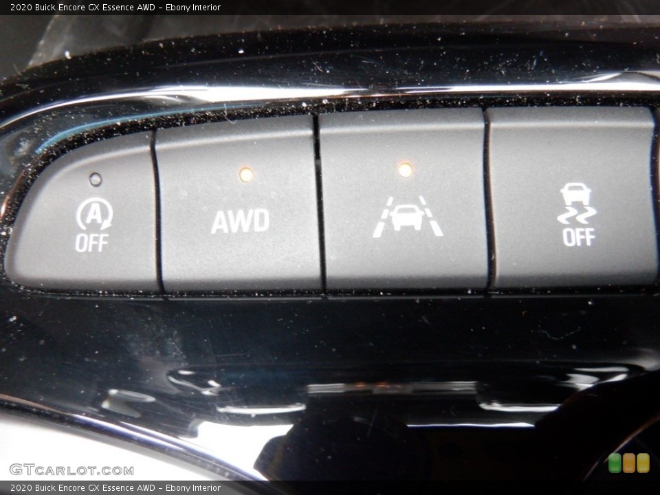 Ebony Interior Controls for the 2020 Buick Encore GX Essence AWD #146415377