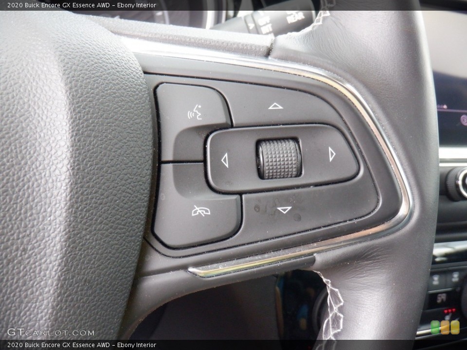 Ebony Interior Steering Wheel for the 2020 Buick Encore GX Essence AWD #146415594