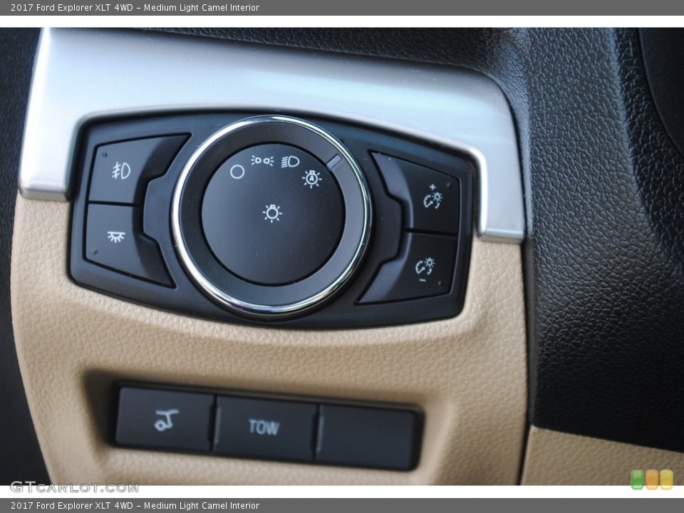 Medium Light Camel Interior Controls for the 2017 Ford Explorer XLT 4WD #146415604