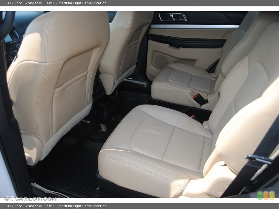 Medium Light Camel Interior Rear Seat for the 2017 Ford Explorer XLT 4WD #146415709
