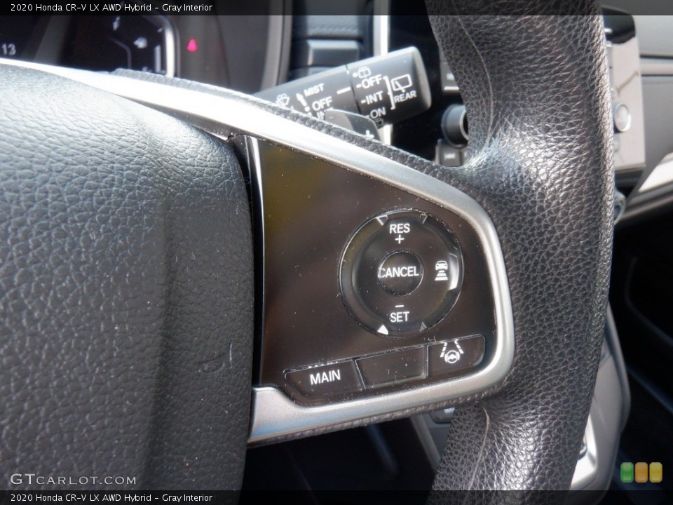 Gray Interior Steering Wheel for the 2020 Honda CR-V LX AWD Hybrid #146416161
