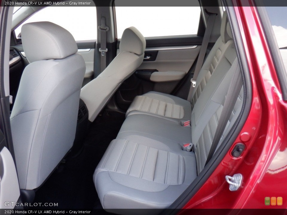 Gray Interior Rear Seat for the 2020 Honda CR-V LX AWD Hybrid #146416192