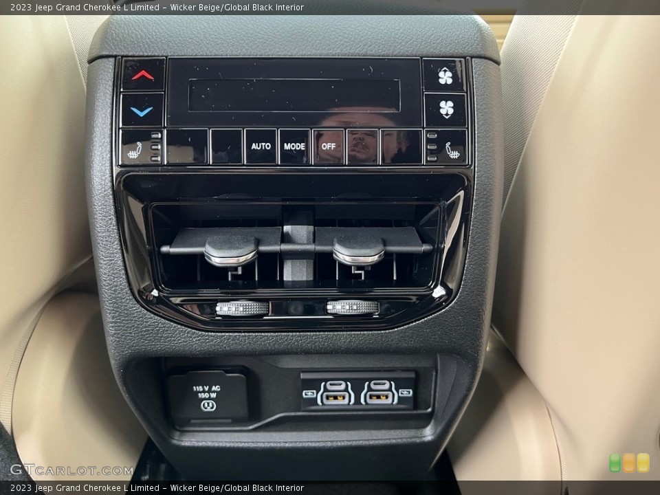 Wicker Beige/Global Black Interior Controls for the 2023 Jeep Grand Cherokee L Limited #146418088