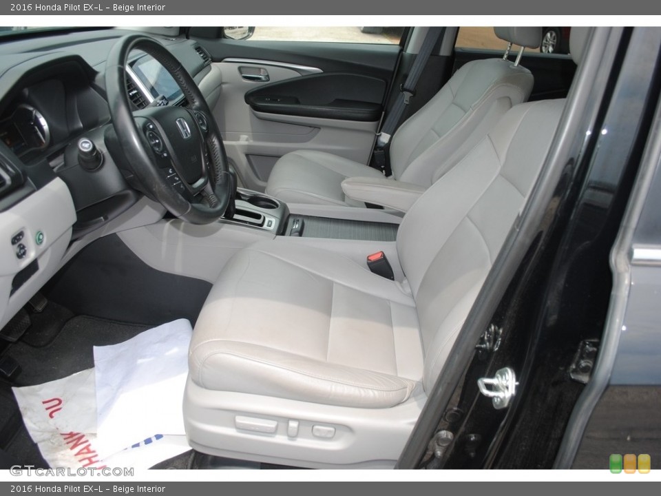 Beige Interior Front Seat for the 2016 Honda Pilot EX-L #146419502