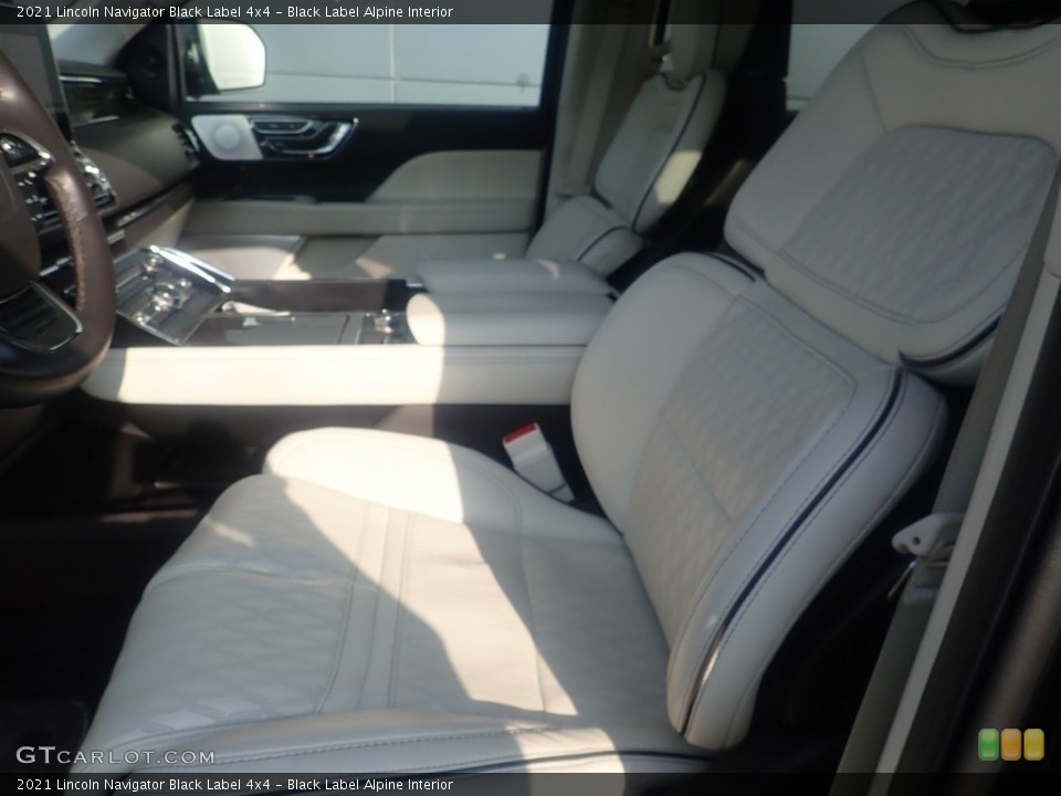 Black Label Alpine Interior Front Seat for the 2021 Lincoln Navigator Black Label 4x4 #146419561