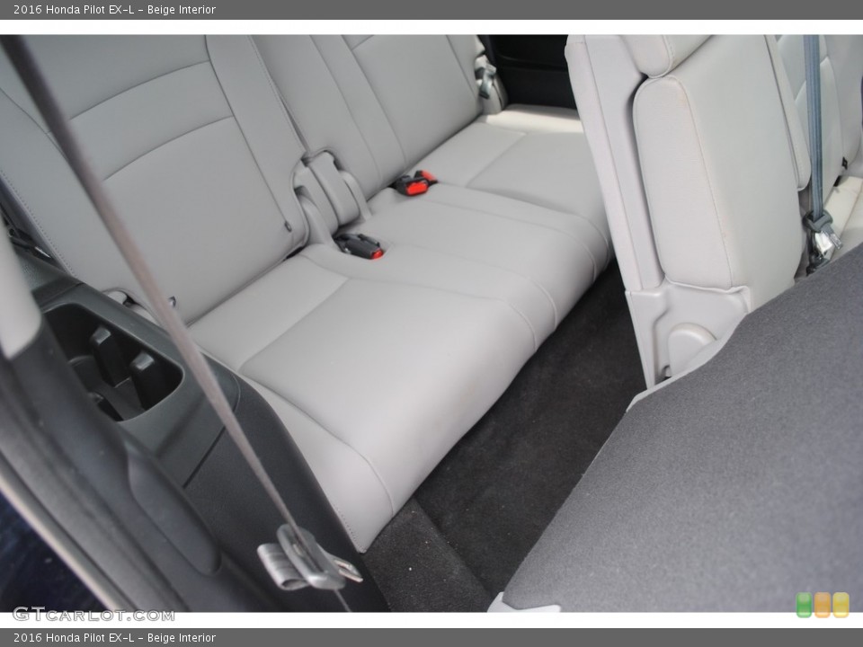 Beige Interior Rear Seat for the 2016 Honda Pilot EX-L #146419893