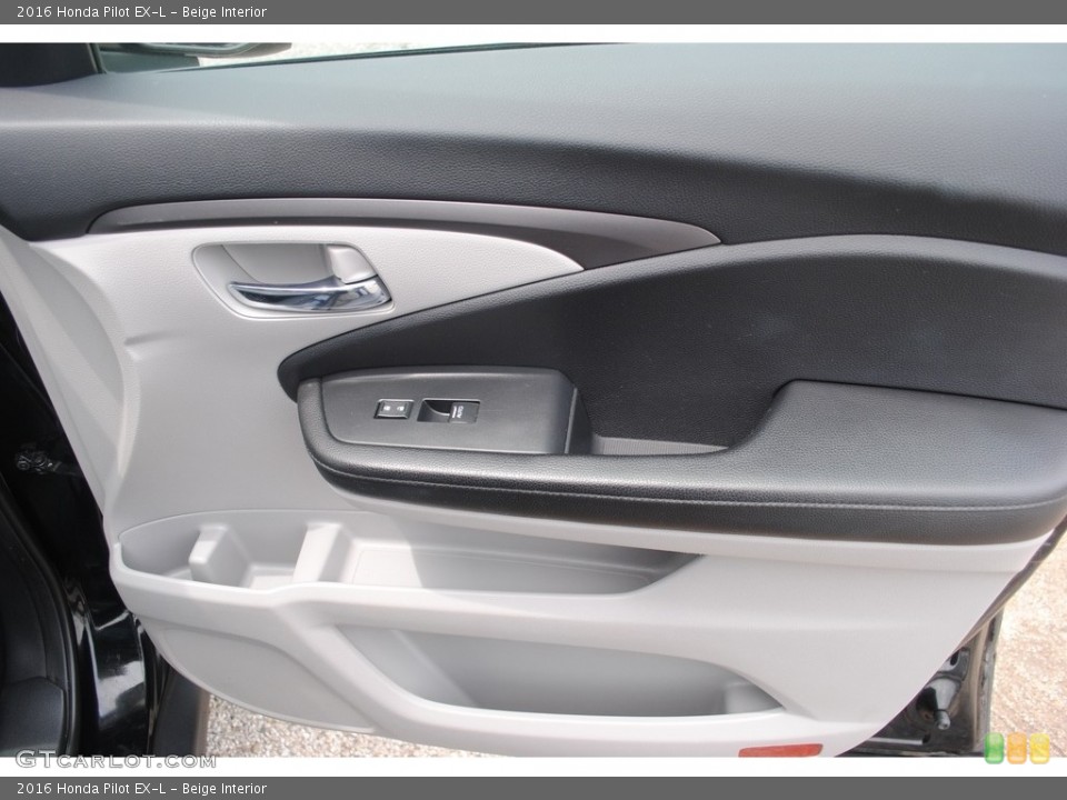 Beige Interior Door Panel for the 2016 Honda Pilot EX-L #146419914