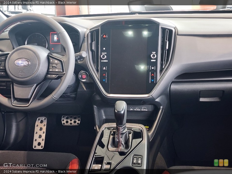 Black Interior Dashboard for the 2024 Subaru Impreza RS Hatchback #146420032