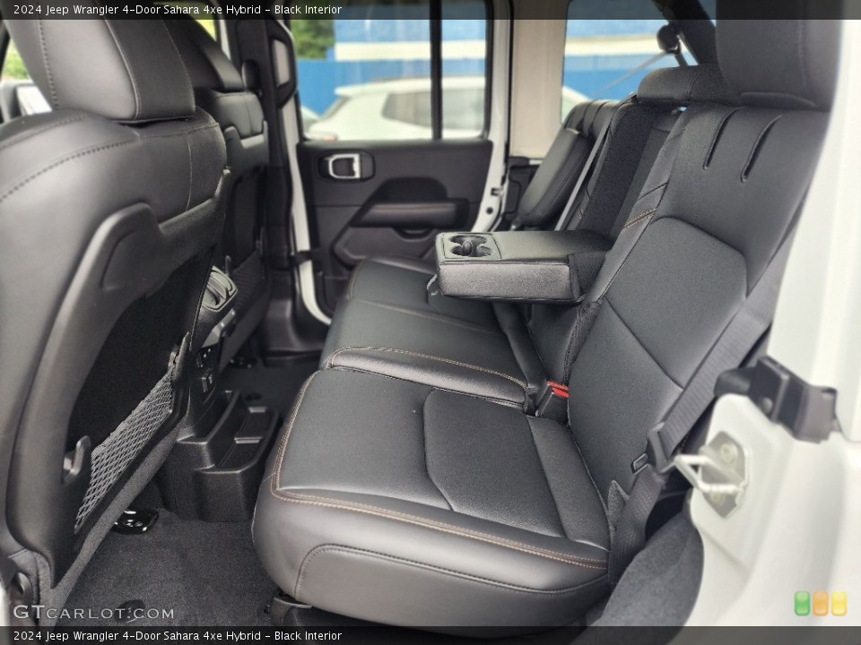Black Interior Rear Seat for the 2024 Jeep Wrangler 4-Door Sahara 4xe Hybrid #146420376