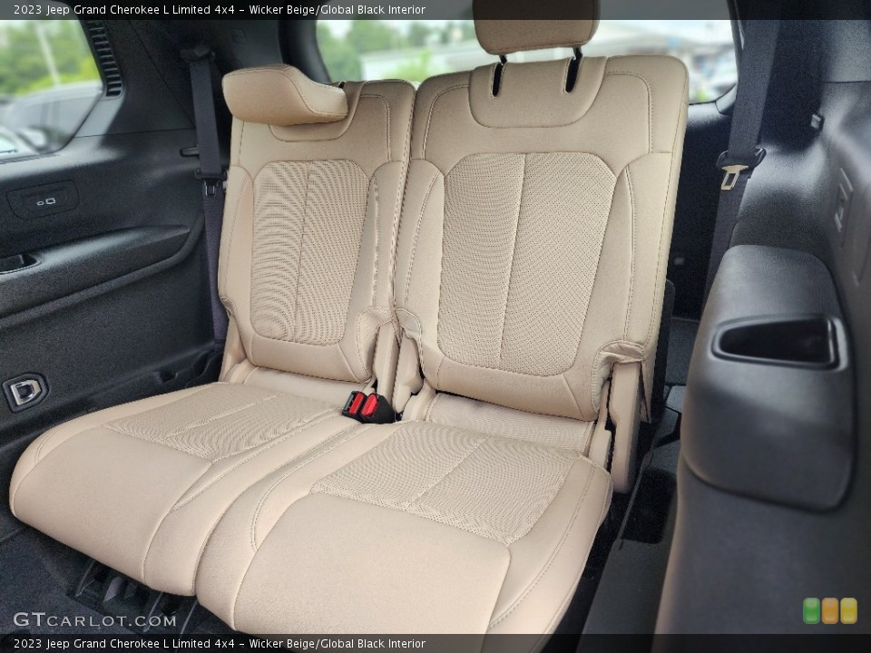 Wicker Beige/Global Black Interior Rear Seat for the 2023 Jeep Grand Cherokee L Limited 4x4 #146420712