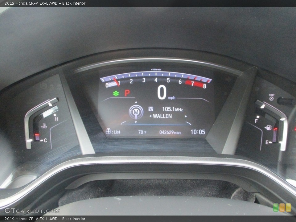 Black Interior Gauges for the 2019 Honda CR-V EX-L AWD #146421976