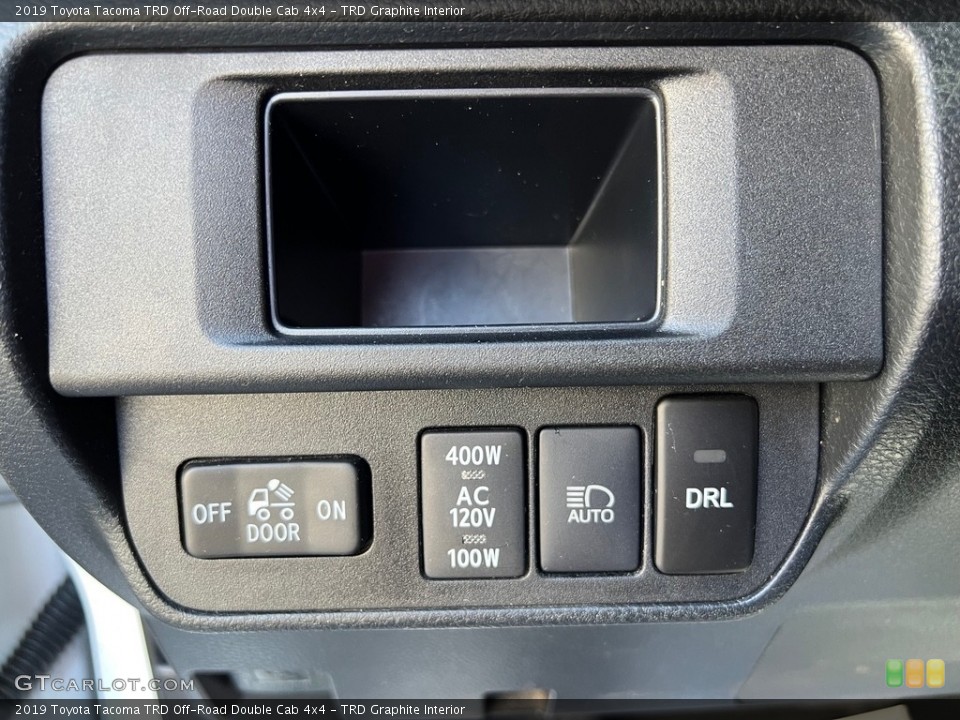 TRD Graphite Interior Controls for the 2019 Toyota Tacoma TRD Off-Road Double Cab 4x4 #146422363