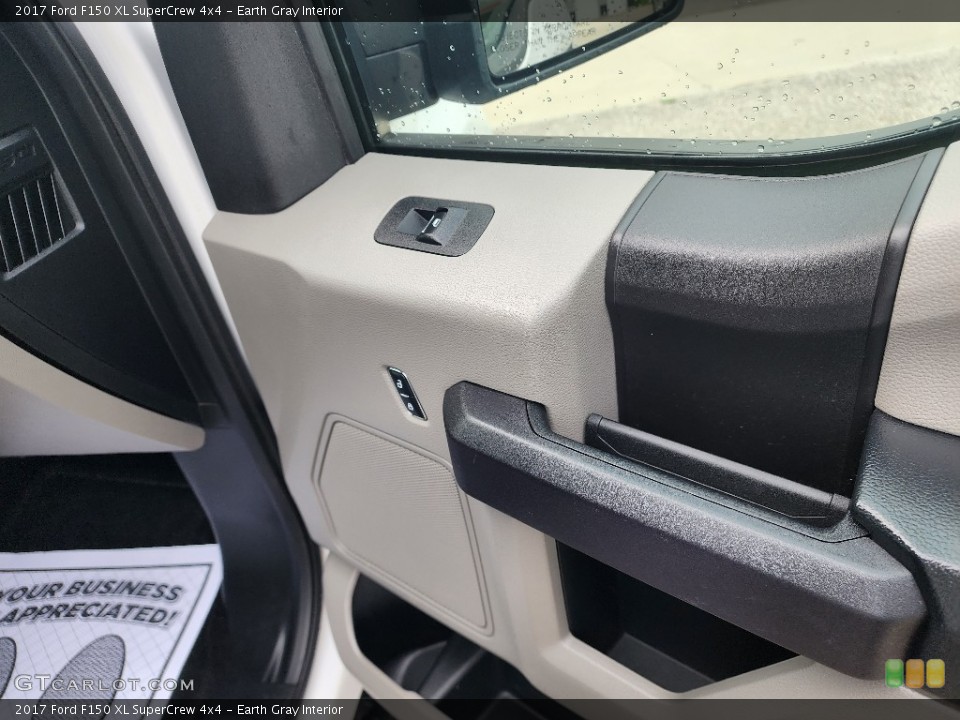 Earth Gray Interior Door Panel for the 2017 Ford F150 XL SuperCrew 4x4 #146423229