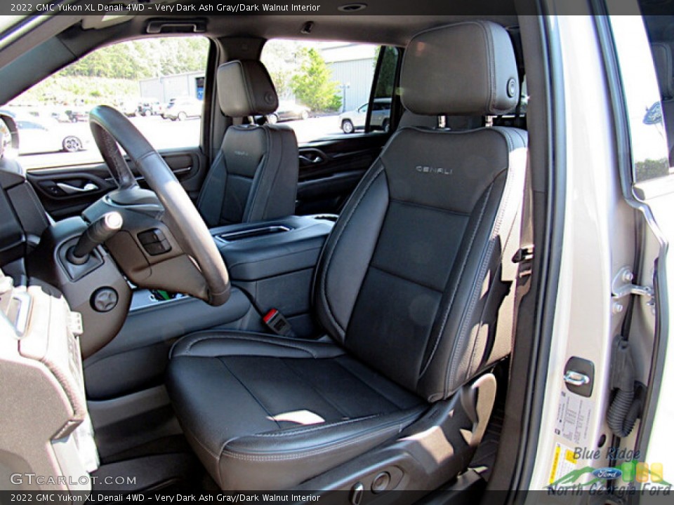 Very Dark Ash Gray/Dark Walnut Interior Front Seat for the 2022 GMC Yukon XL Denali 4WD #146423410