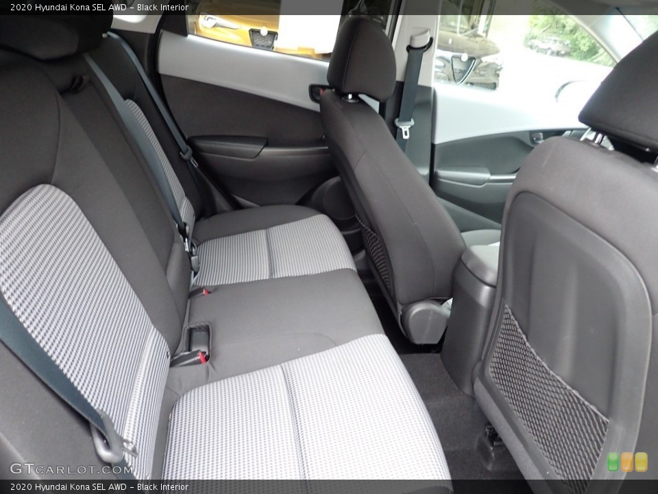 Black Interior Rear Seat for the 2020 Hyundai Kona SEL AWD #146423607