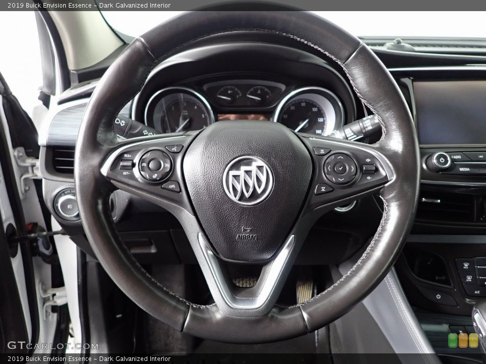 Dark Galvanized Interior Steering Wheel for the 2019 Buick Envision Essence #146425894