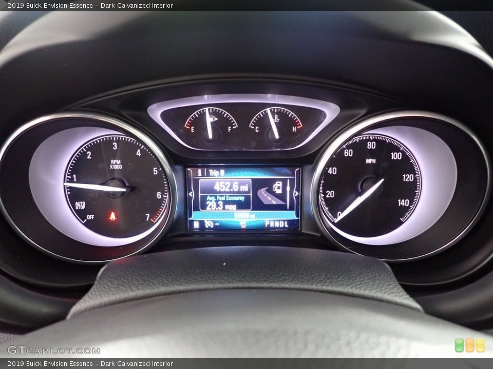 Dark Galvanized Interior Gauges for the 2019 Buick Envision Essence #146425908
