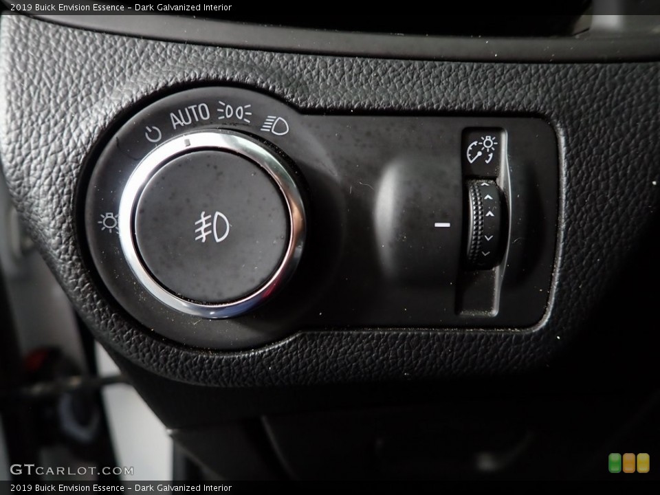 Dark Galvanized Interior Controls for the 2019 Buick Envision Essence #146425950