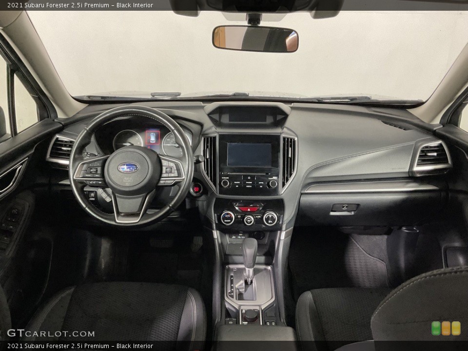 Black Interior Dashboard for the 2021 Subaru Forester 2.5i Premium #146426592