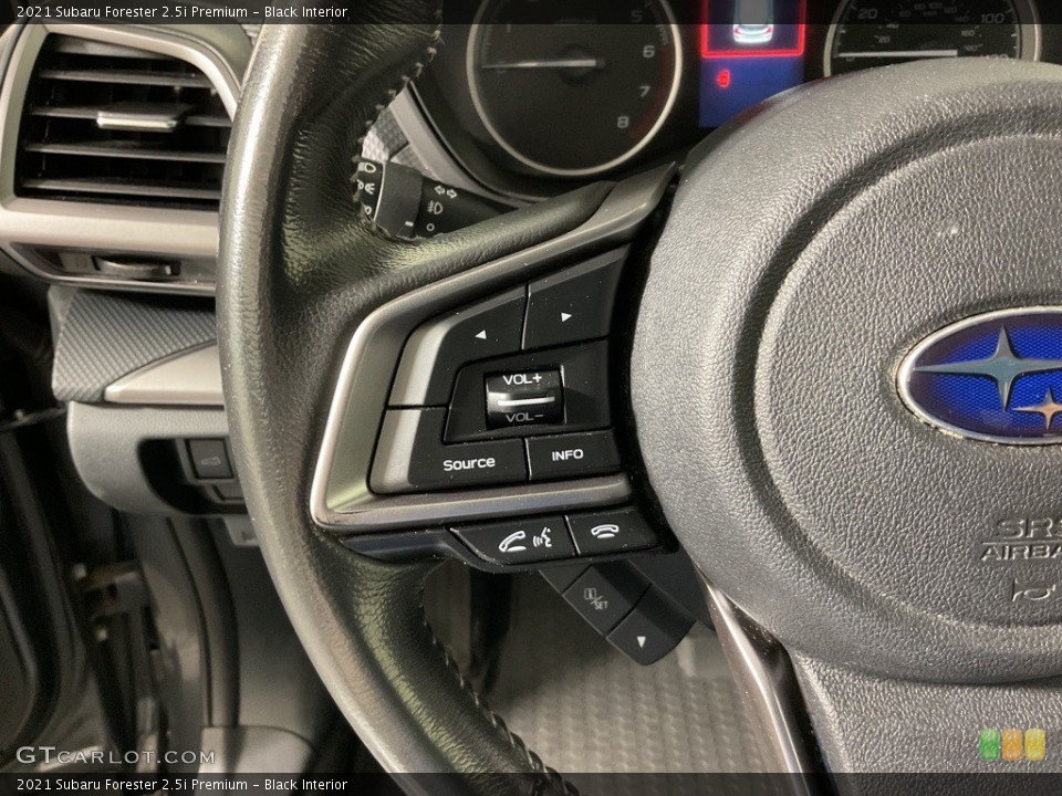 Black Interior Steering Wheel for the 2021 Subaru Forester 2.5i Premium #146426604