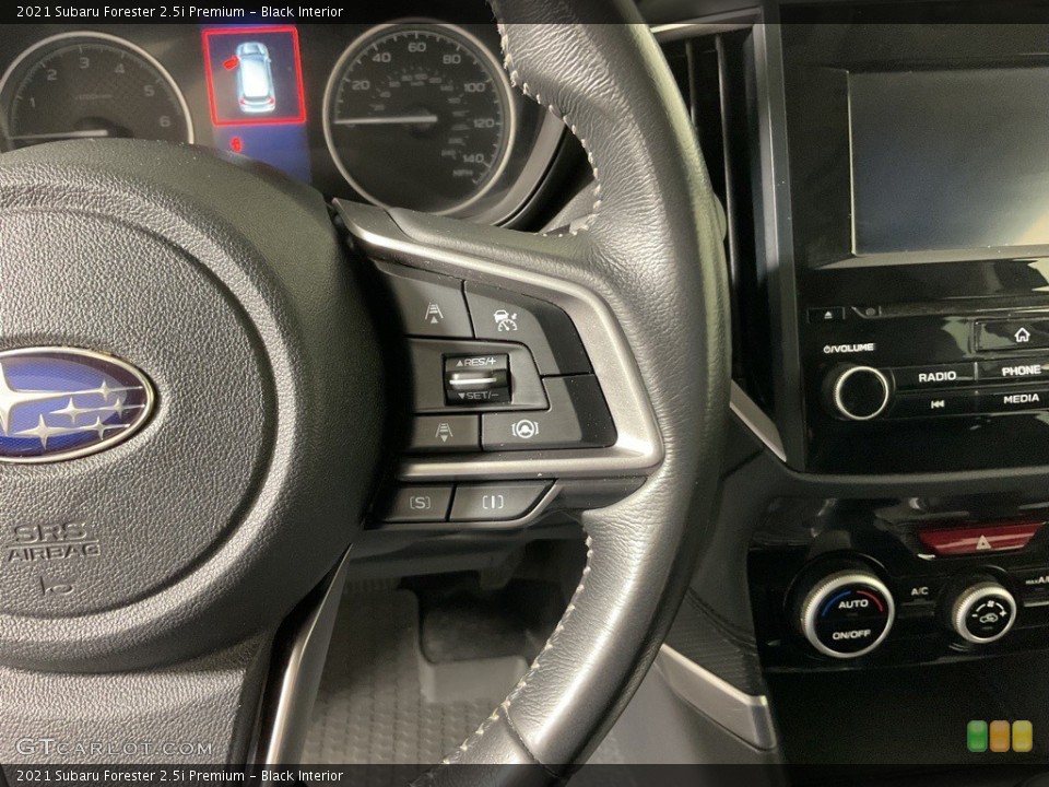 Black Interior Steering Wheel for the 2021 Subaru Forester 2.5i Premium #146426607
