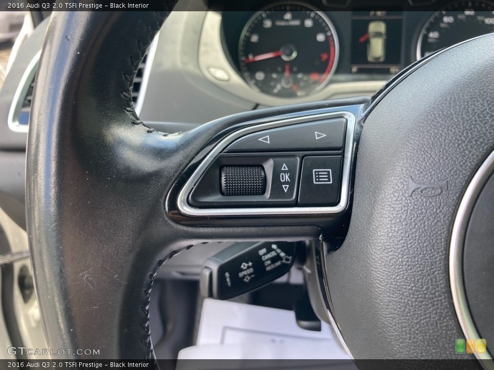 Black Interior Steering Wheel for the 2016 Audi Q3 2.0 TSFI Prestige #146427323