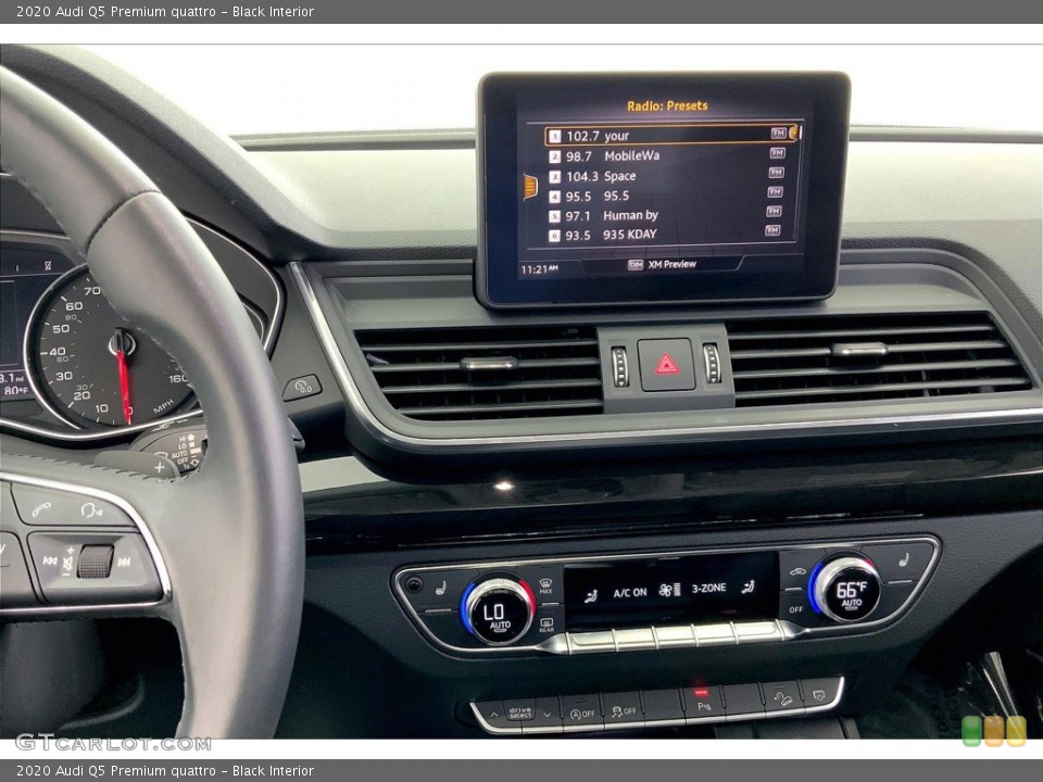 Black Interior Controls for the 2020 Audi Q5 Premium quattro #146427707