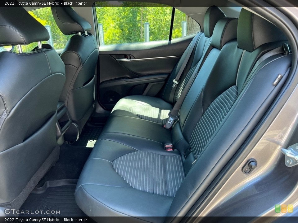 Black Interior Rear Seat for the 2022 Toyota Camry SE Hybrid #146427827