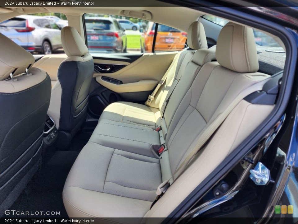 Warm Ivory Interior Rear Seat for the 2024 Subaru Legacy Limited #146427893
