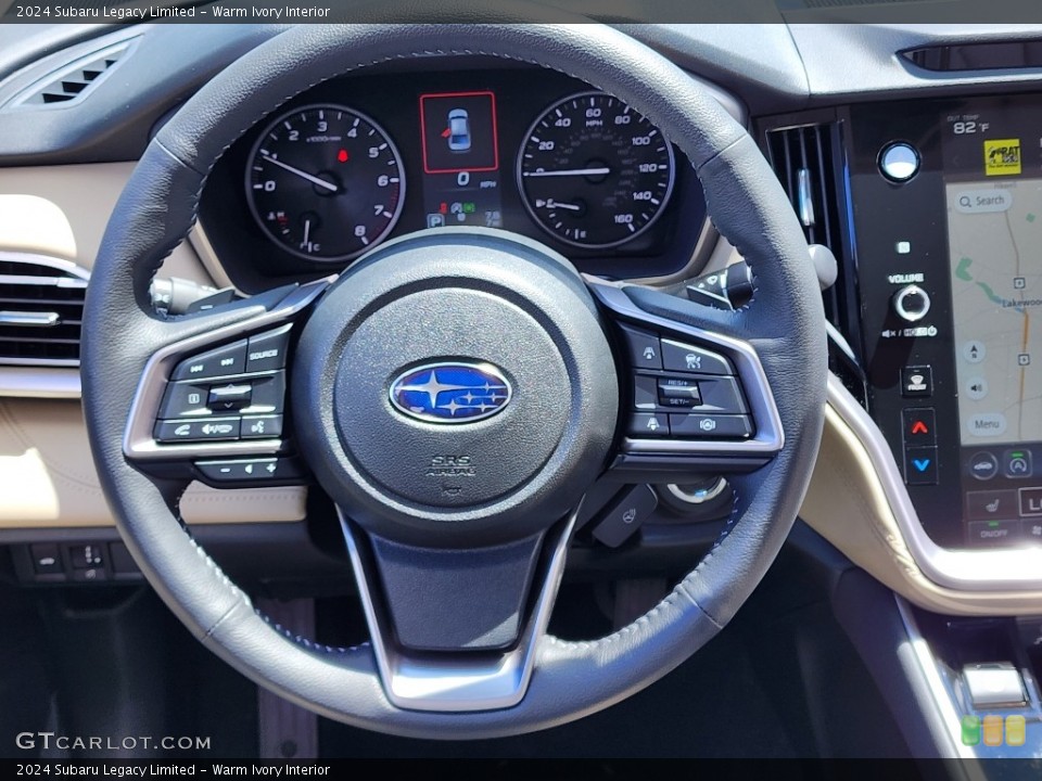 Warm Ivory Interior Steering Wheel for the 2024 Subaru Legacy Limited #146427959