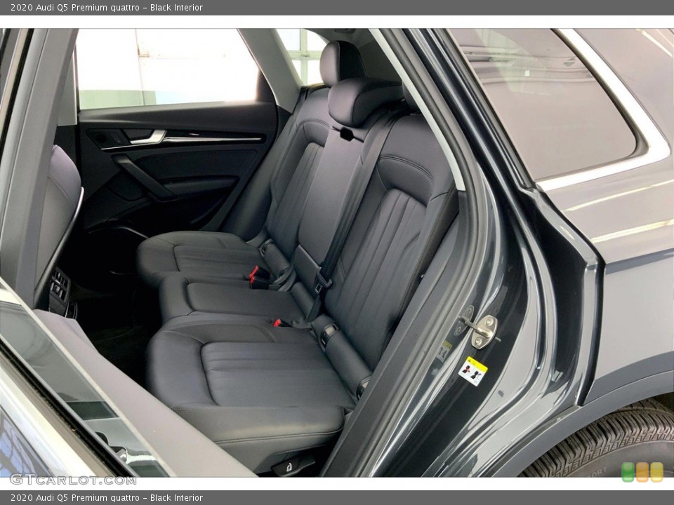 Black Interior Rear Seat for the 2020 Audi Q5 Premium quattro #146428043
