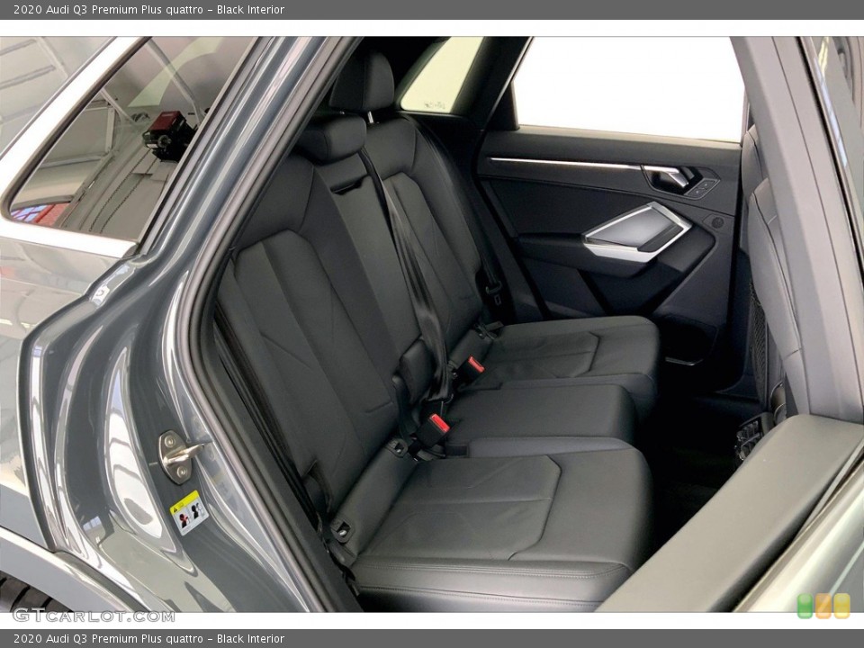Black Interior Rear Seat for the 2020 Audi Q3 Premium Plus quattro #146428679