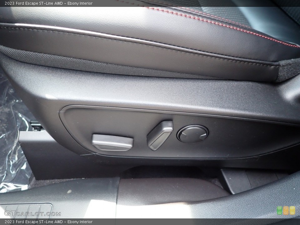 Ebony Interior Front Seat for the 2023 Ford Escape ST-Line AWD #146428706