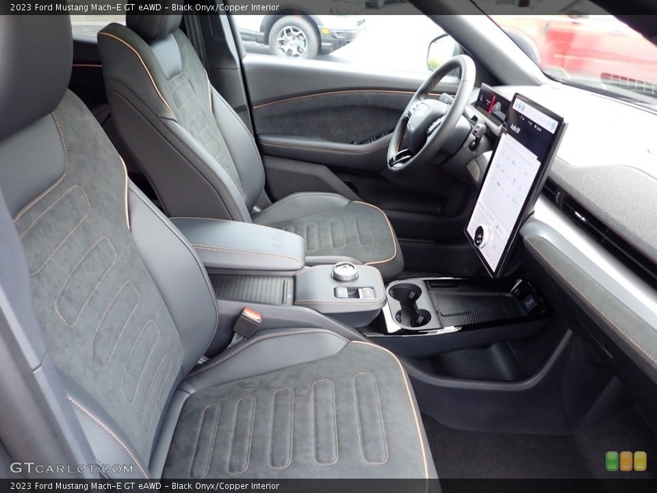 Black Onyx/Copper Interior Front Seat for the 2023 Ford Mustang Mach-E GT eAWD #146428907