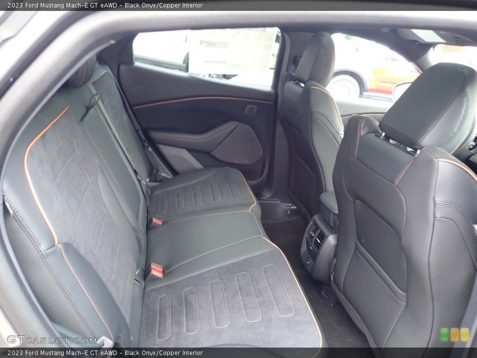 Black Onyx/Copper Interior Rear Seat for the 2023 Ford Mustang Mach-E GT eAWD #146428916