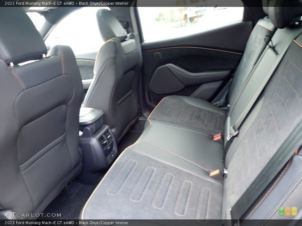 Black Onyx/Copper Interior Rear Seat for the 2023 Ford Mustang Mach-E GT eAWD #146428928