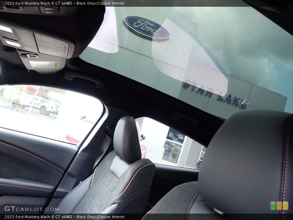 Black Onyx/Copper Interior Sunroof for the 2023 Ford Mustang Mach-E GT eAWD #146429018