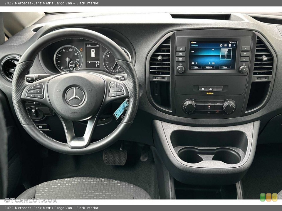 Black Interior Dashboard for the 2022 Mercedes-Benz Metris Cargo Van #146429102