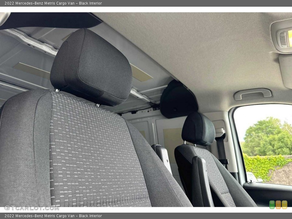 Black Interior Front Seat for the 2022 Mercedes-Benz Metris Cargo Van #146429123