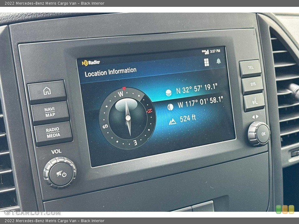 Black Interior Controls for the 2022 Mercedes-Benz Metris Cargo Van #146429147