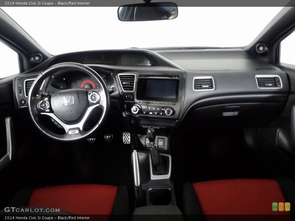 Black/Red Interior Dashboard for the 2014 Honda Civic Si Coupe #146429159