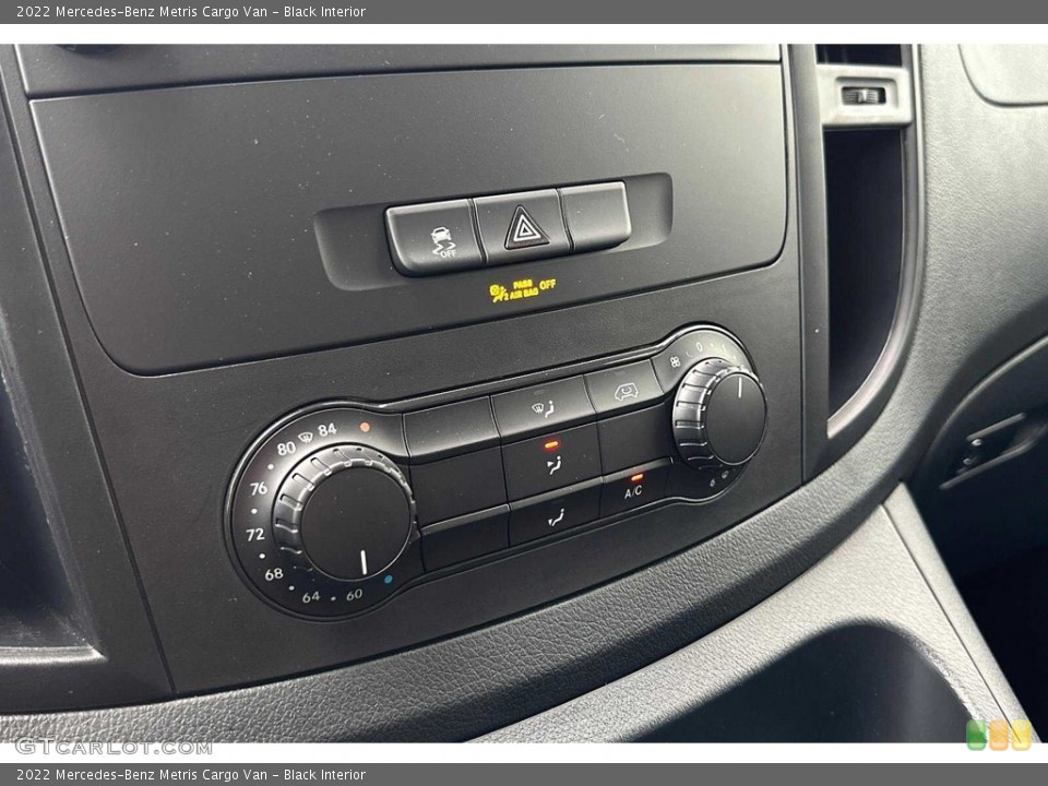 Black Interior Controls for the 2022 Mercedes-Benz Metris Cargo Van #146429168